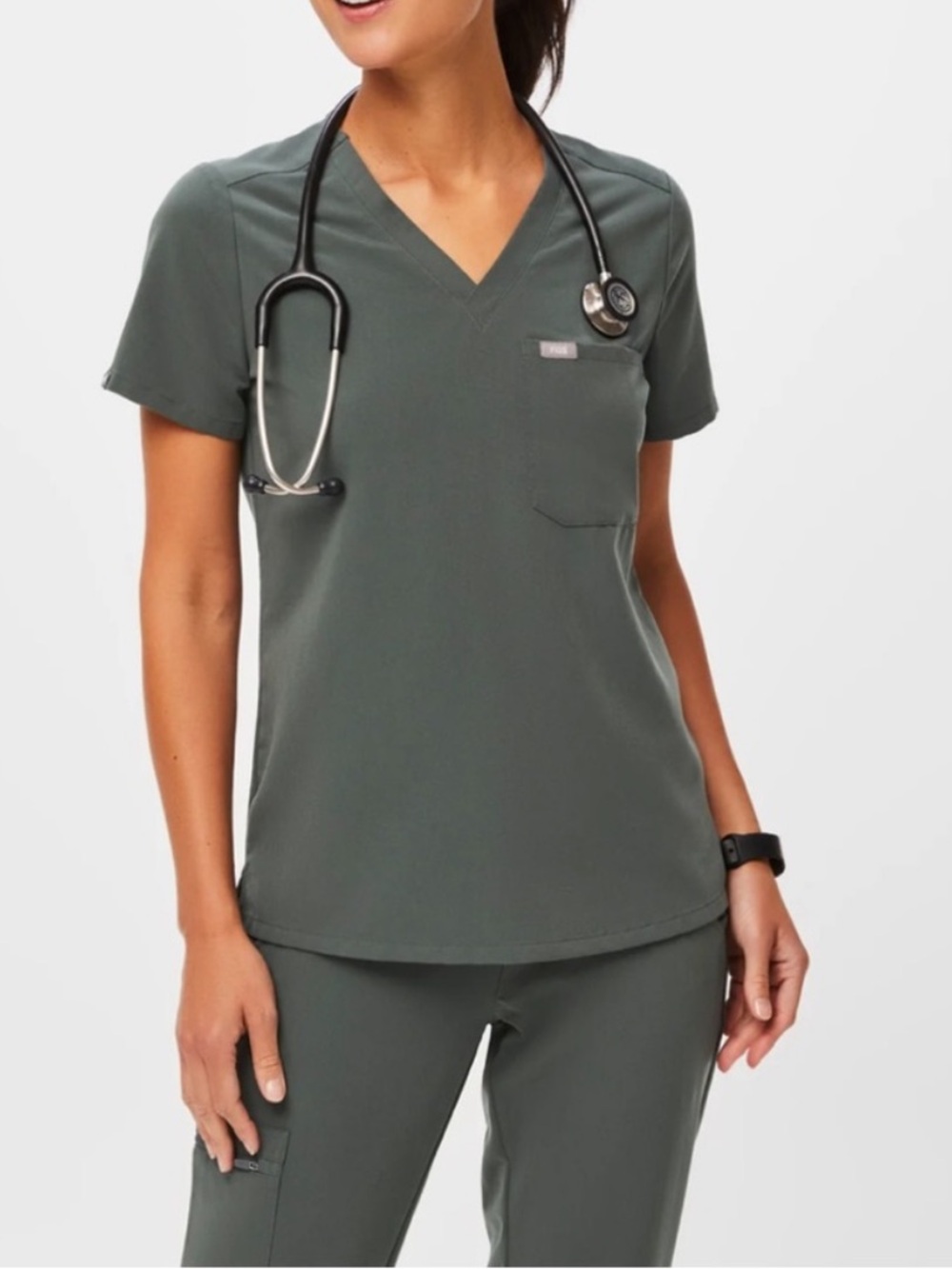 FIGS Women's Bonsai Green Scrub Set
